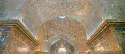 Mausoleum of Shah-e-Cheragh in Shiraz, Iran. 