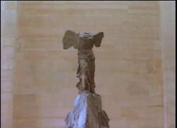 Winged Victory aka Nike of Samothrace, now at the Louvre in Paris.