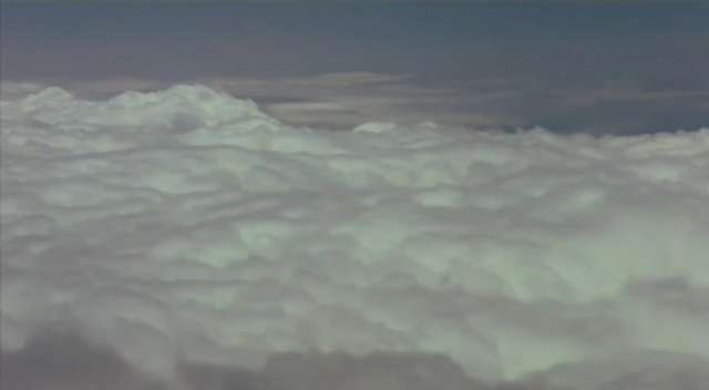 The view from above the clouds