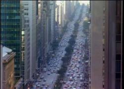 Looking North up Park Avenue, New York