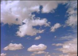 Clouds over Lake Michigan near Chicago