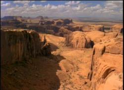 This appears to be the landscape of the southeastern portion of the Colorado Plateau in the Four Cor