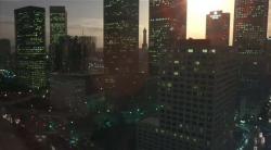 Downtown Los Angeles, looking east off the 110 Freeway